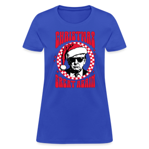 Christmas Great Again Women's T-Shirt - royal blue