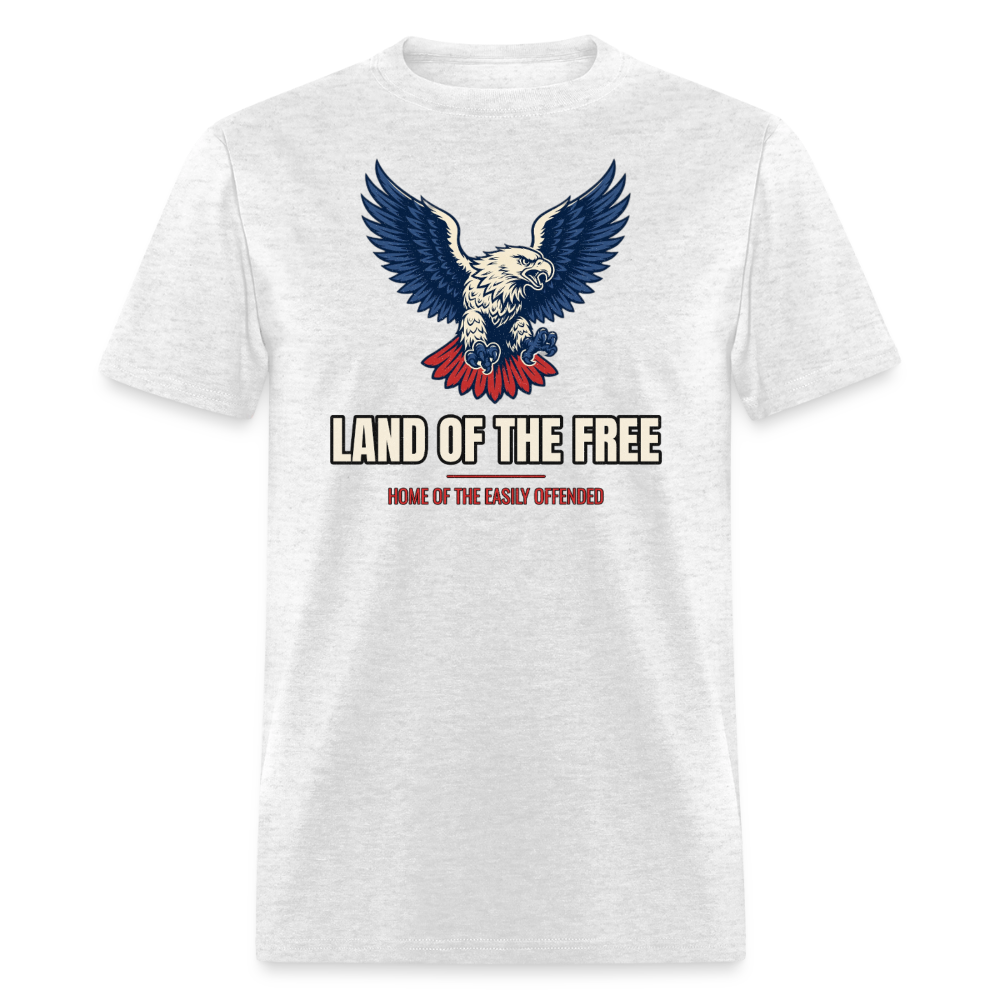 Land of the Free Eagle Classic T-Shirt - light heather gray