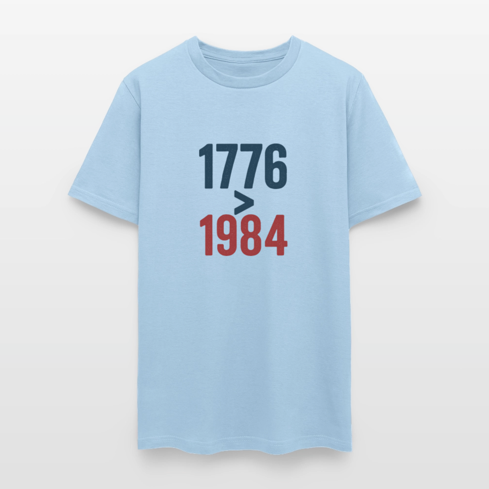 1776 > 1984 Men's T-Shirt - powder blue