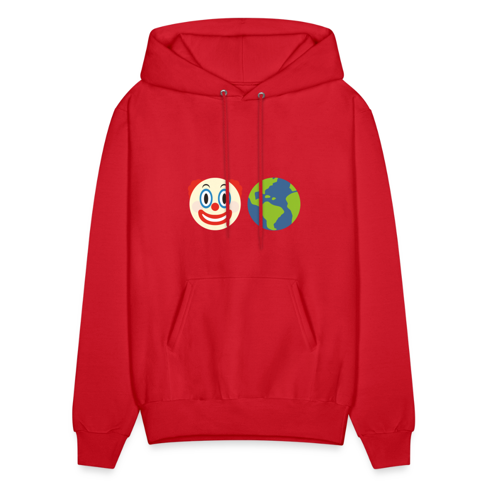 Clown World Men's Hoodie - red