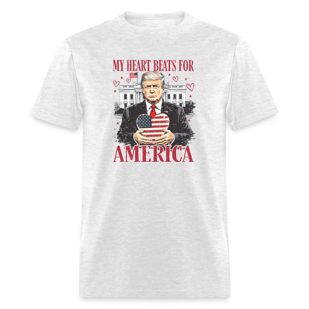 Trump Valentine's Day Unisex Classic T-Shirt - light heather gray