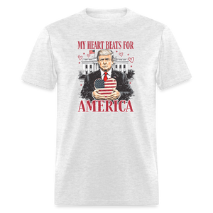 Trump Valentine's Day Unisex Classic T-Shirt - light heather gray