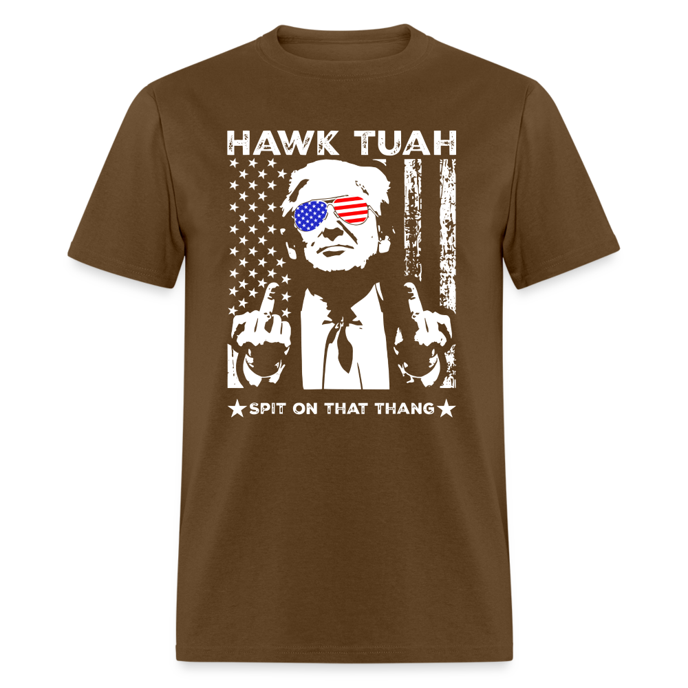 Hawk Tuah - Spit on That Thang Classic T-Shirt - brown