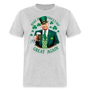 Make St. Patrick's Day Great Again Unisex Classic T-Shirt - heather gray