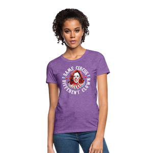 Same Circus Different Clown V2 Women's T-Shirt - purple heather