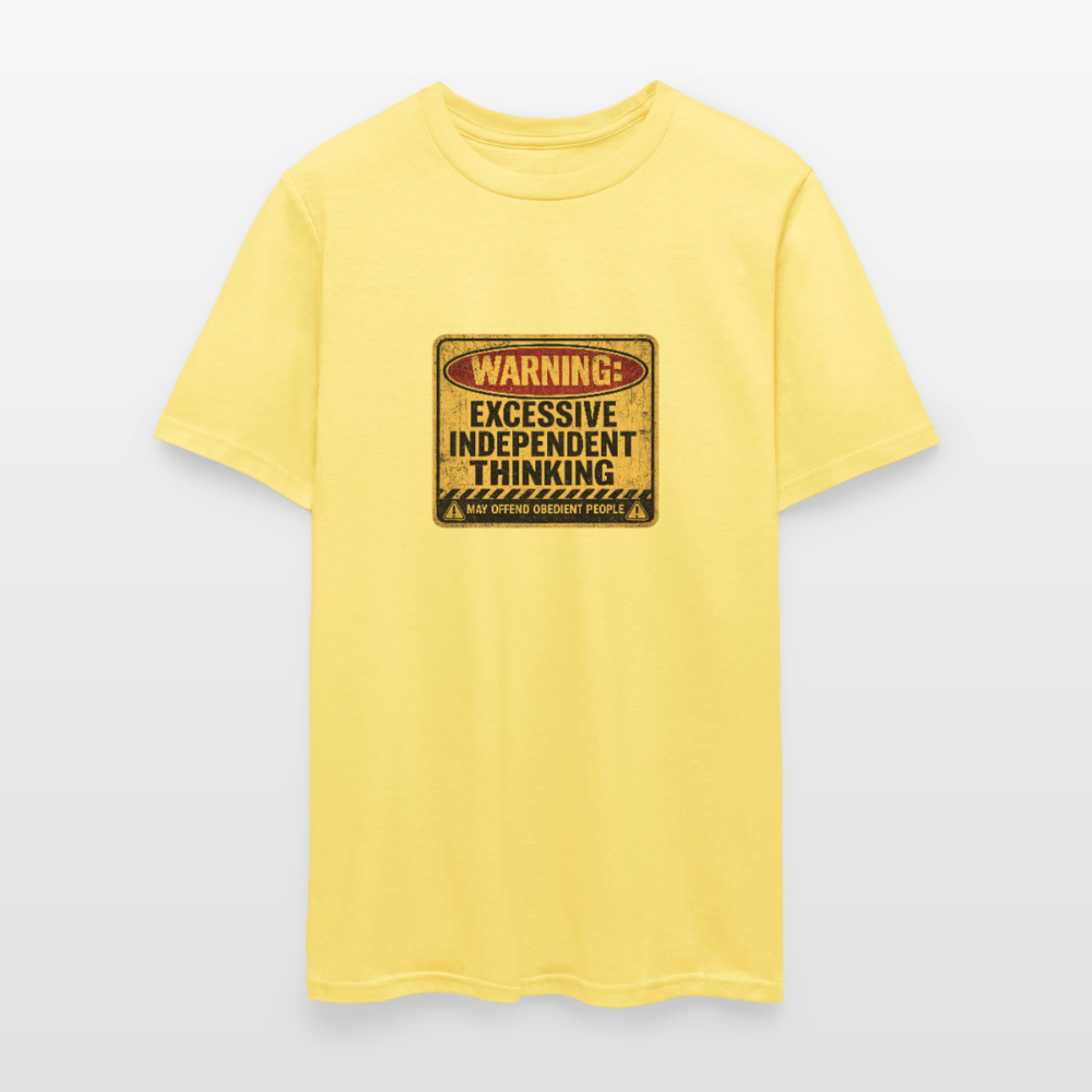 May Offend Obedient People Men's T-Shirt - cornsilk