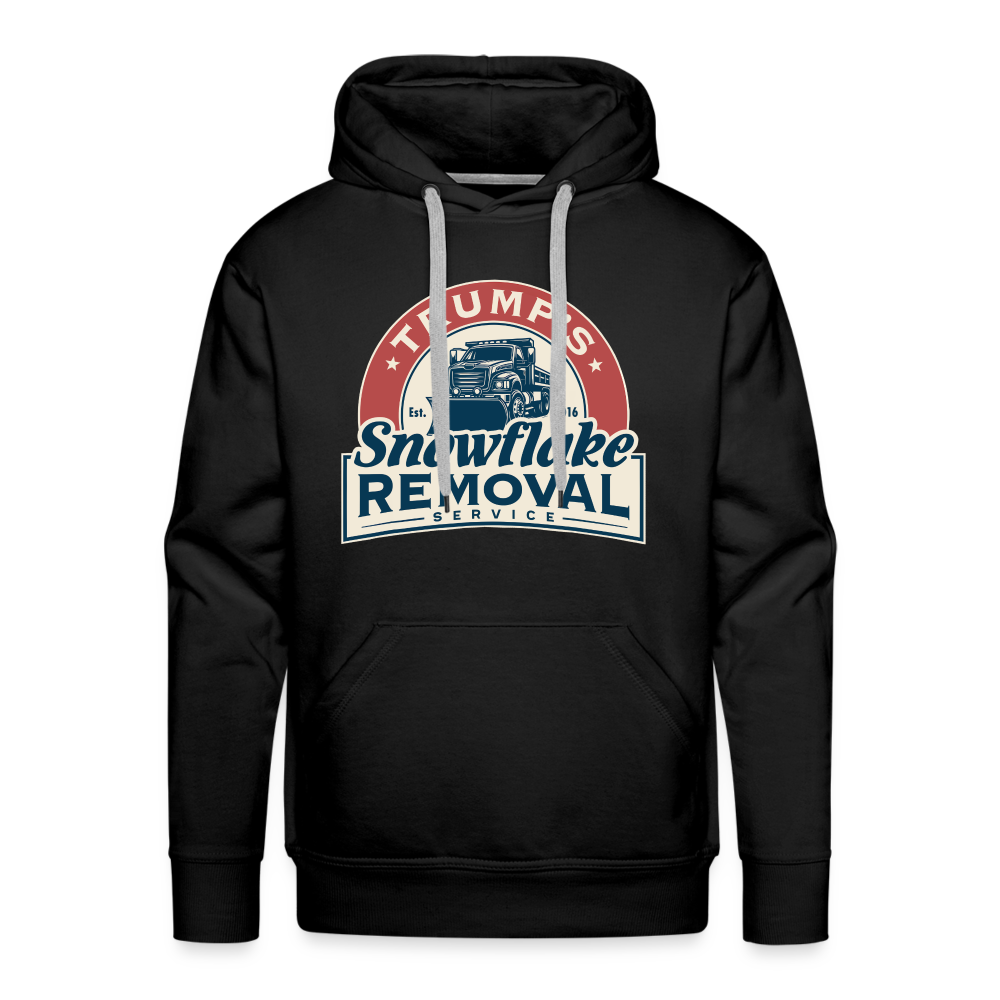 Trump's Snowflake Removal Service Men’s Premium Hoodie - black