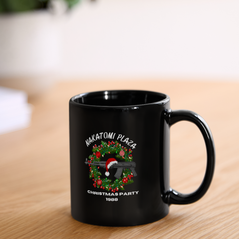 Nakatomi Plaza Christmas Party 1988 Full Color Mug - black