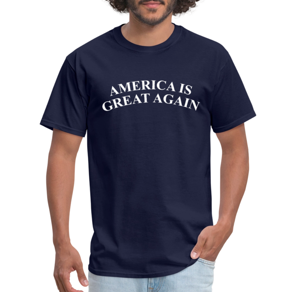 America Is Great Again Unisex Classic T-Shirt - navy