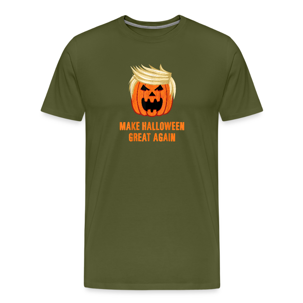 Make Halloween Great Again Men's Premium T-Shirt - olive green