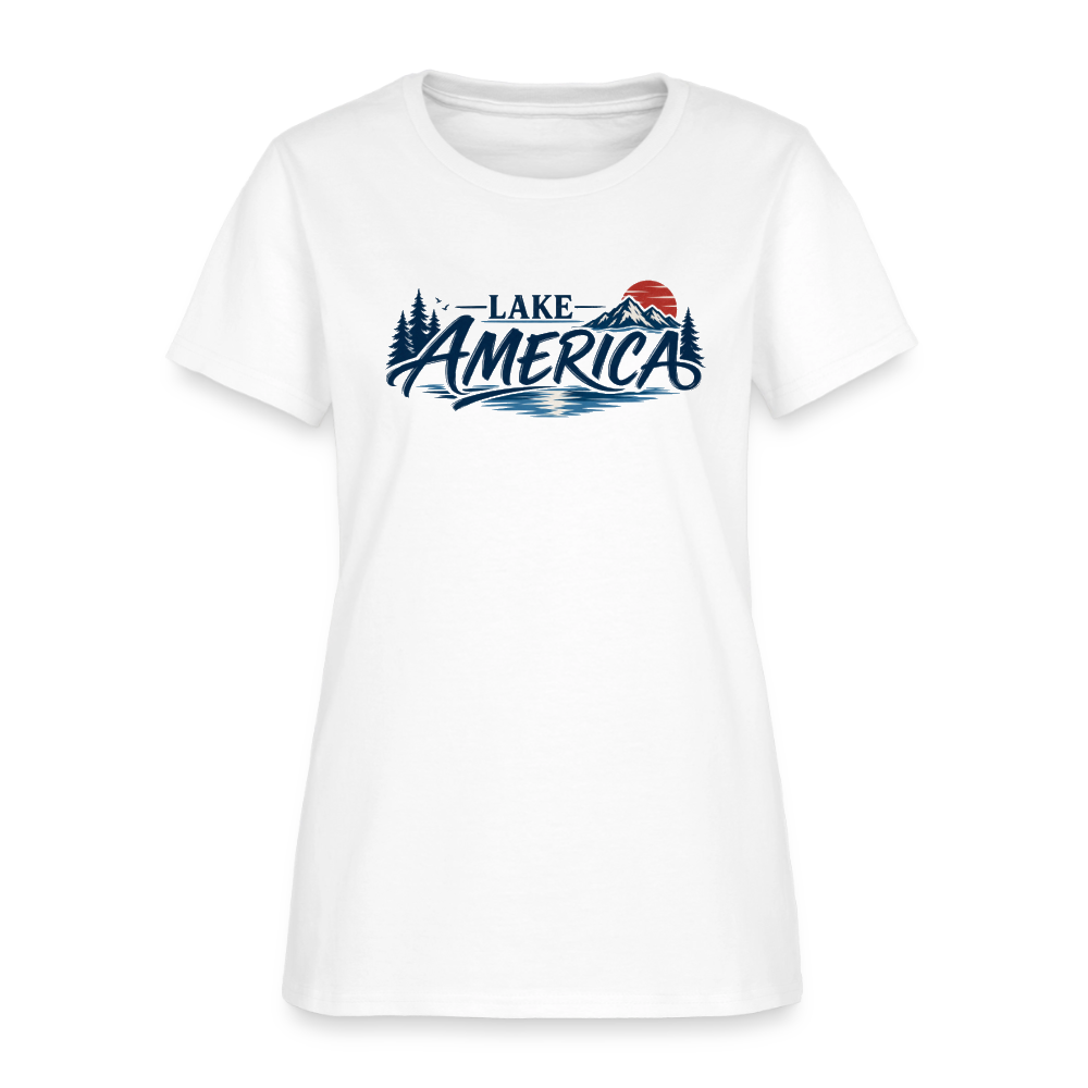 Lake America Women's T-Shirt - white
