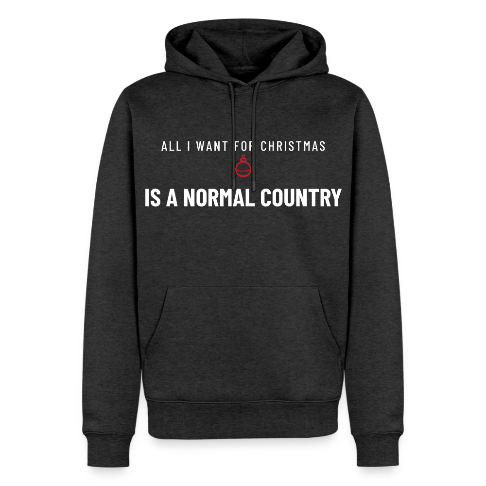 All I Want for Christmas Is a Normal Country Men’s Premium Hoodie - heather anthracite