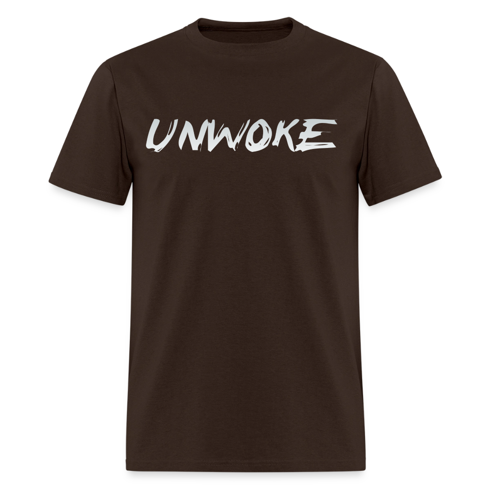 UNWOKE - Anti Woke Classic T-Shirt - brown
