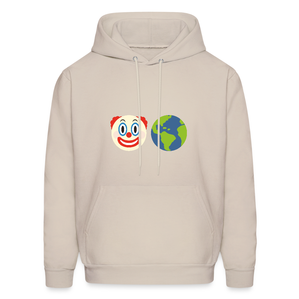 Clown World Men's Hoodie - Sand