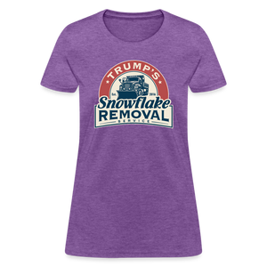 Trump's Snowflake Removal Service Women's T-Shirt - purple heather