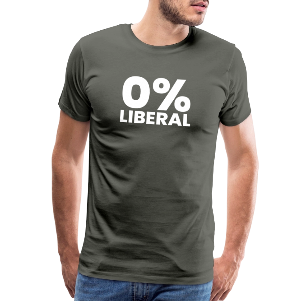 0% Liberal Men's Premium T-Shirt - asphalt gray