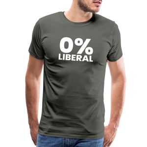 0% Liberal Men's Premium T-Shirt - asphalt gray