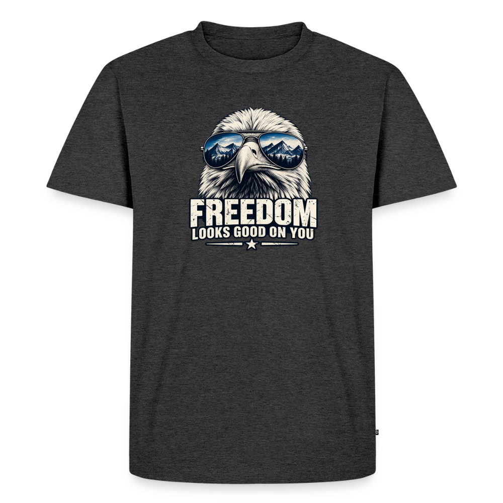 Freedom Looks Good on You Premium T-Shirt - heather anthracite