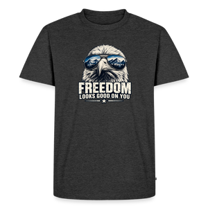 Freedom Looks Good on You Premium T-Shirt - heather anthracite