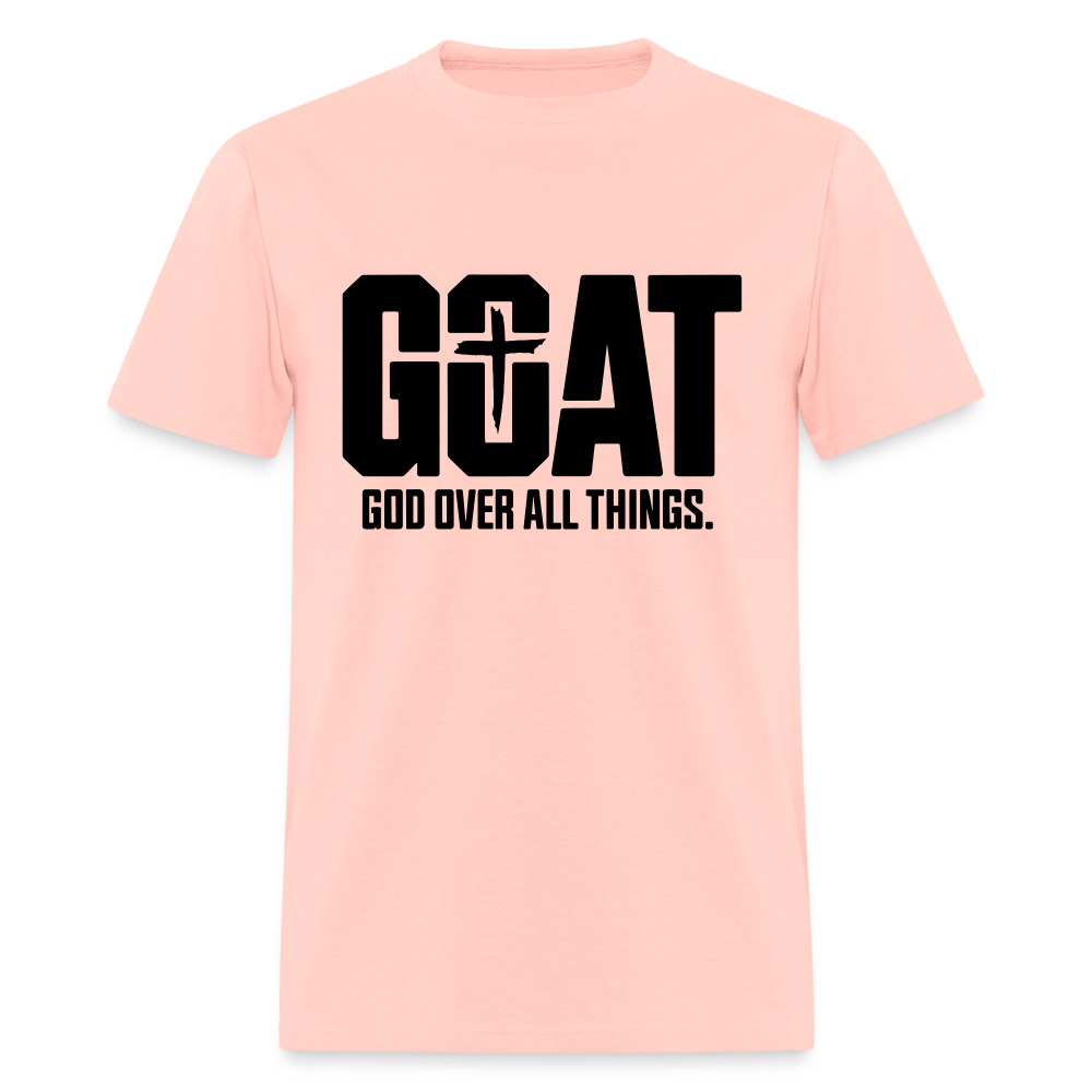 G.O.A.T God Over All Things Unisex Classic T-Shirt - blush pink 