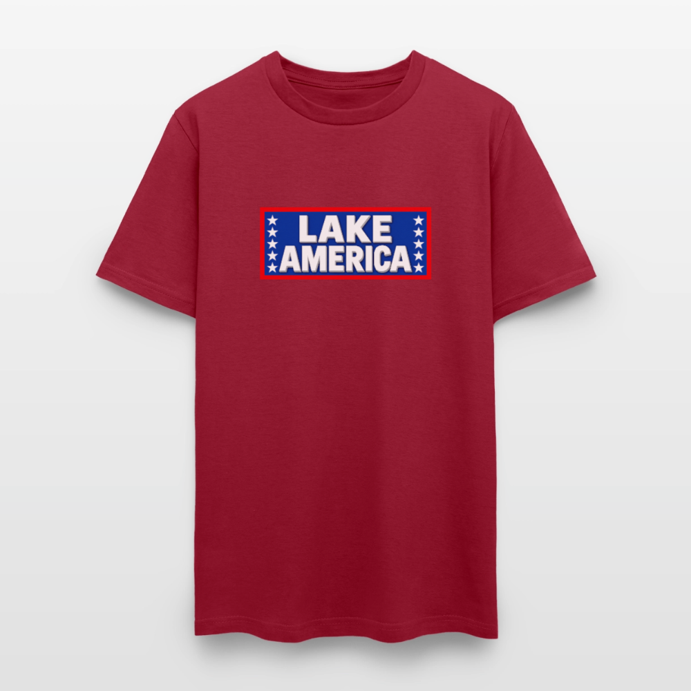 Lake America T-Shirt Men's T-Shirt - true red
