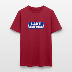 Lake America T-Shirt Men's T-Shirt - true red