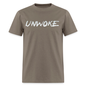 UNWOKE - Anti Woke Classic T-Shirt - safari