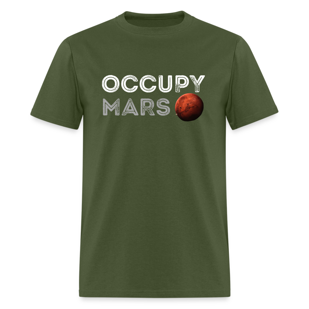 Occupy Mars Unisex Classic T-Shirt - military green