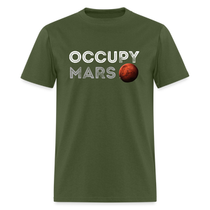 Occupy Mars Unisex Classic T-Shirt - military green