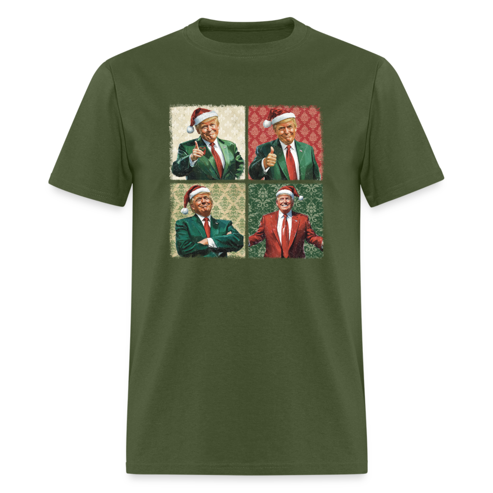 Trump Christmas Unisex Classic T-Shirt - military green