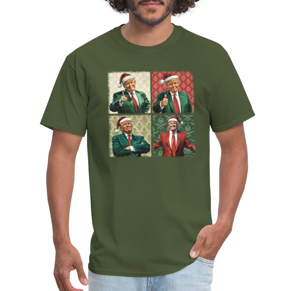 Trump Christmas Unisex Classic T-Shirt - military green