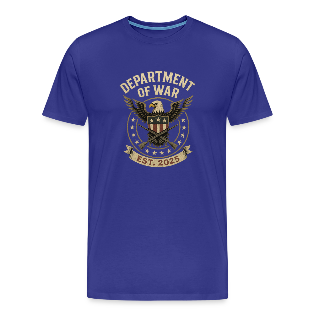 Department of War Est. 2025 Men's Premium T-Shirt - royal blue
