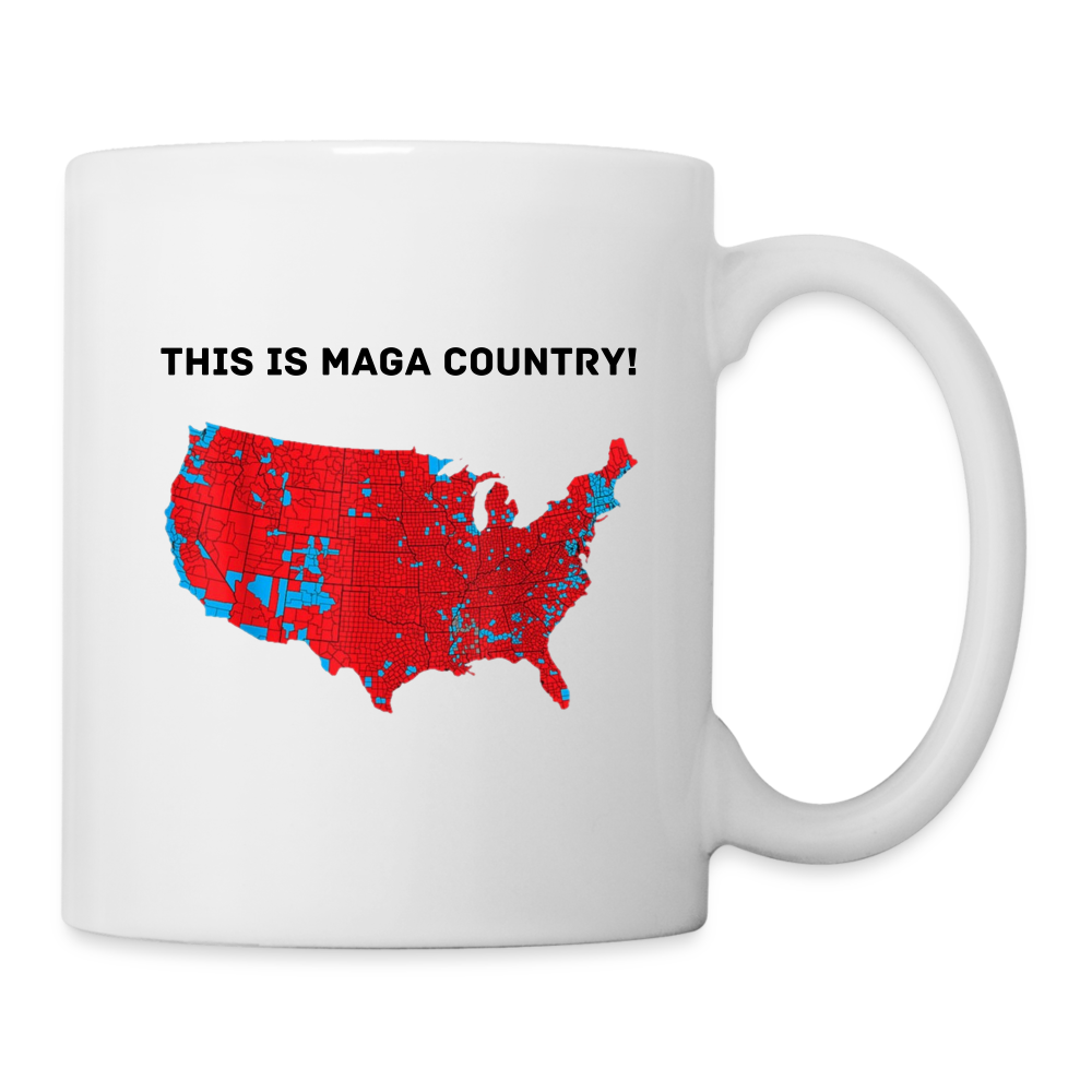 This is MAGA Country Coffee/Tea Mug - white