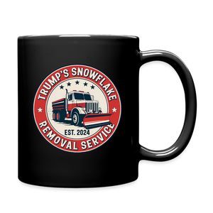 Trump's Snowflake Removal Service (Retro 2024) Full Color Mug - black