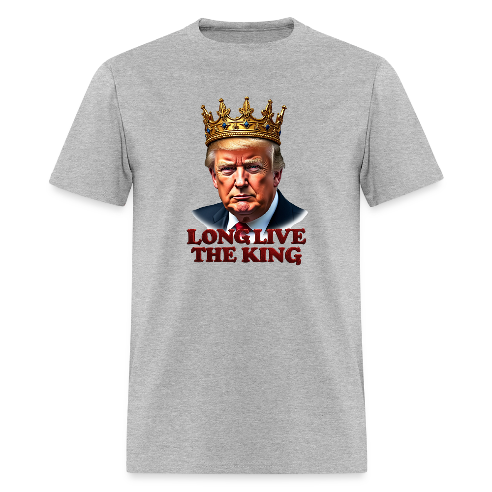 Donald Trump "Long Live The King" Unisex Classic T-Shirt - heather gray