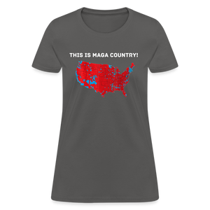 This Is MAGA Country Women's T-Shirt - charcoal