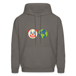 Clown World Men's Hoodie - asphalt gray