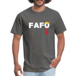 Trump FAFO Classic T-Shirt - charcoal