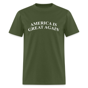 America Is Great Again Unisex Classic T-Shirt - military green