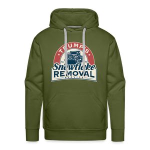 Trump's Snowflake Removal Service Men’s Premium Hoodie - olive green