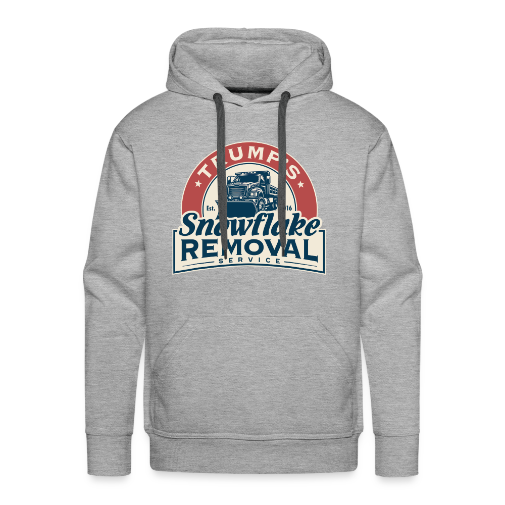 Trump's Snowflake Removal Service Men’s Premium Hoodie - heather grey