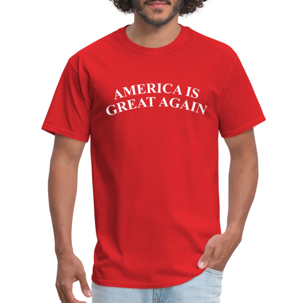 America Is Great Again Unisex Classic T-Shirt - red