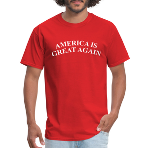 America Is Great Again Unisex Classic T-Shirt - red