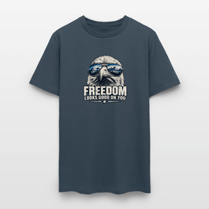 Freedom Looks Good on You Classic T-Shirt -  blue dusk