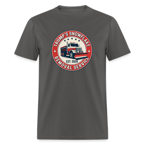 Trump's Snowflake Removal Service (Retro 2024) Unisex Classic T-Shirt - charcoal