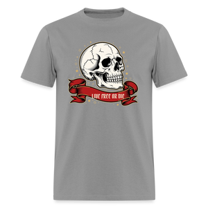 Live Free or Die Skull Classic T-Shirt - rock