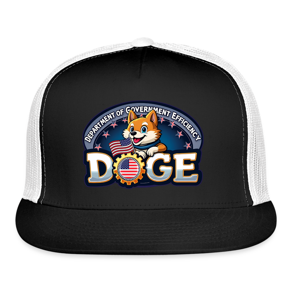 DOGE Trucker Hat - black/white