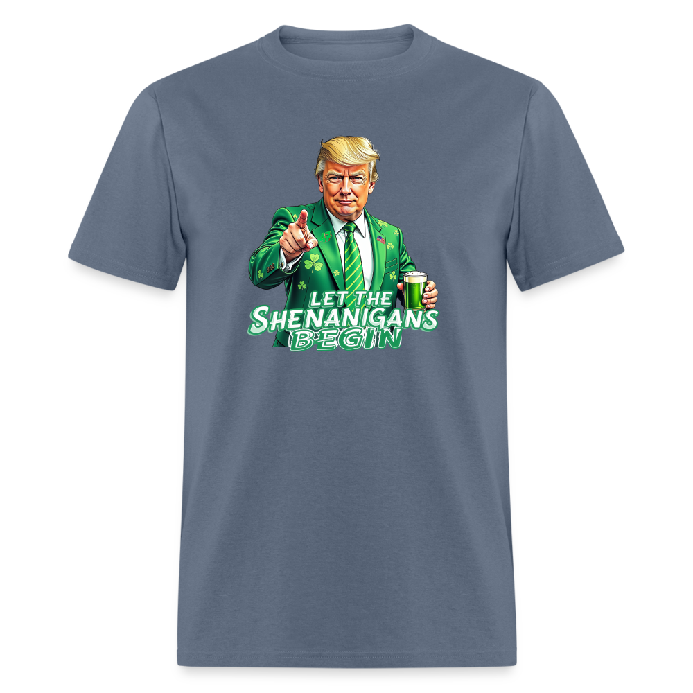 Let The Shenanigans Begin Classic T-Shirt - denim