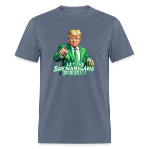 Let The Shenanigans Begin Classic T-Shirt - denim