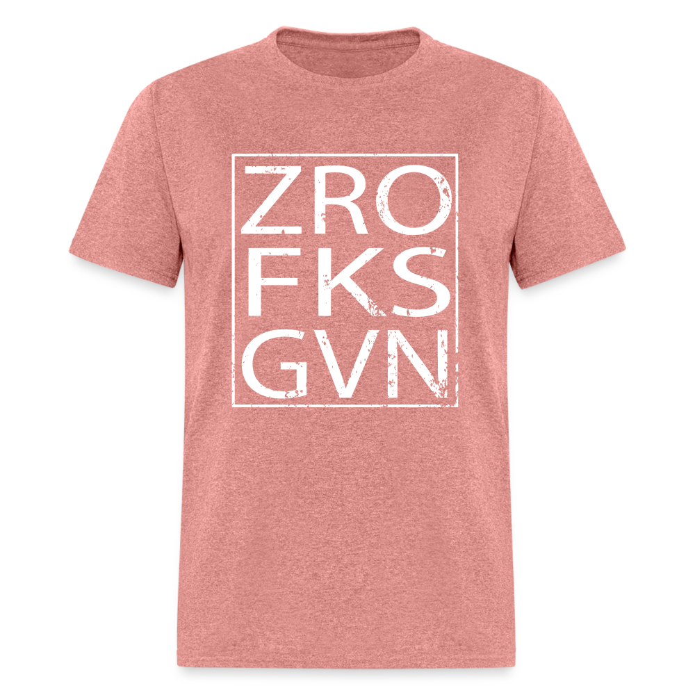 Zero Fucks Given Unisex Classic T-Shirt - heather mauve